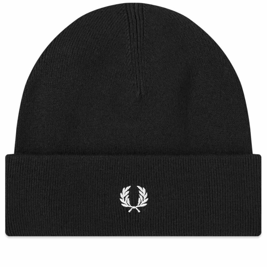 Beanies * | Fred Perry Authentic Fred Perry Beanie