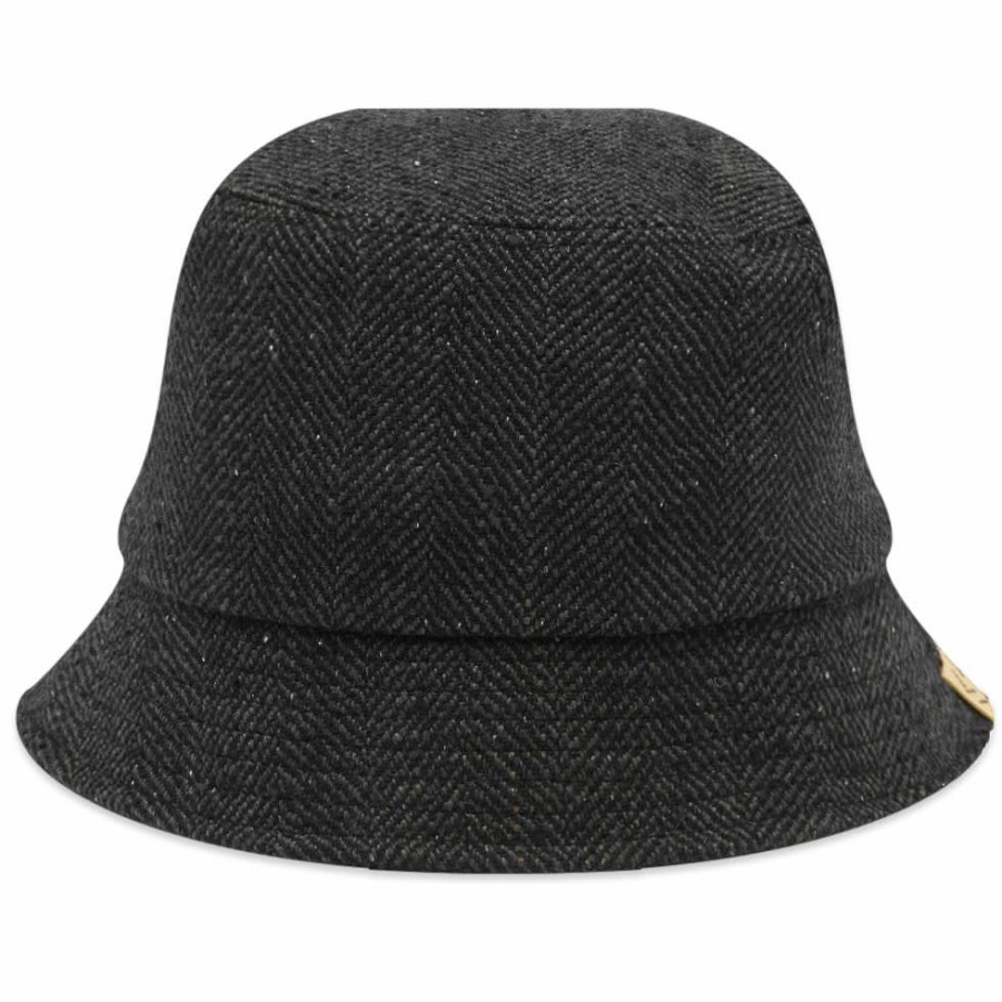 Bucket Hats * | Visvim Tweed Dome Bucket Hat