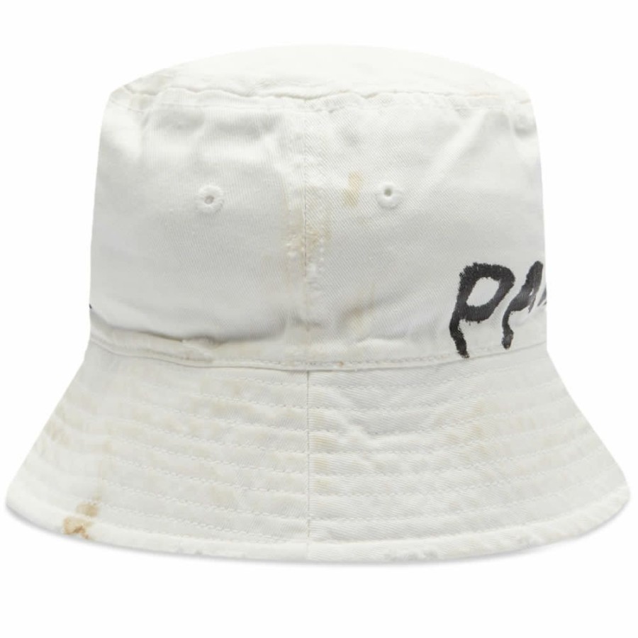 Bucket Hats * | Palm Angels Logo Bucket Hat