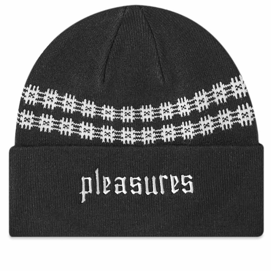 Beanies * | Pleasures Wire Jacquard Beanie