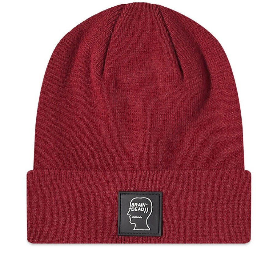 Beanies * | Brain Dead Logo Head Wool Beanie