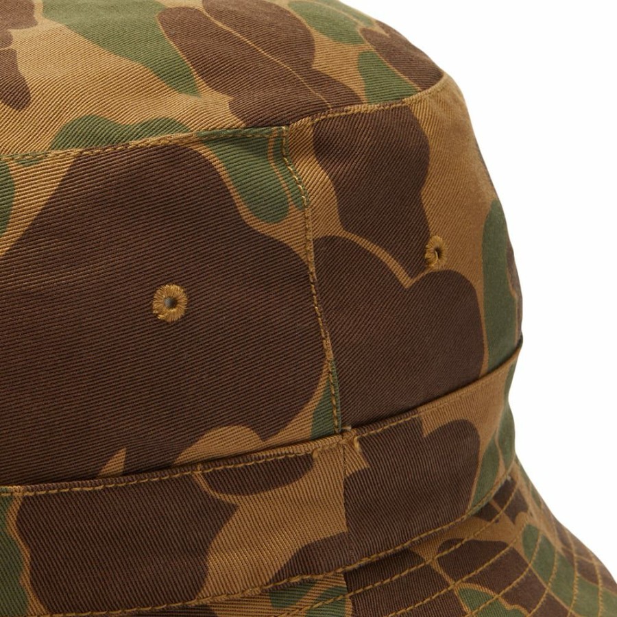 Bucket Hats * | Universal Works Camo Bucket Hat