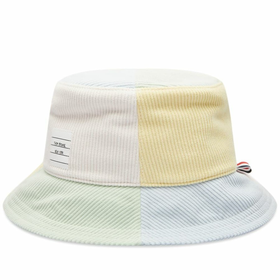 Bucket Hats * | Thom Browne Corduroy Funmix Bucket Hat