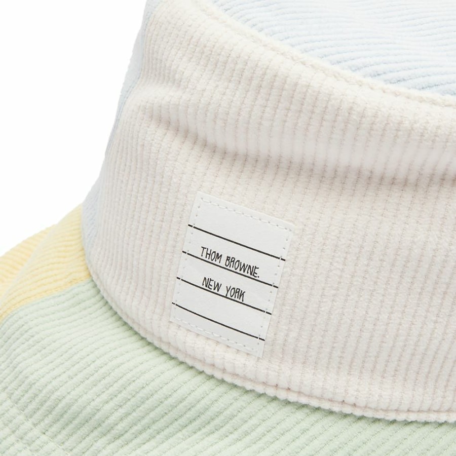 Bucket Hats * | Thom Browne Corduroy Funmix Bucket Hat