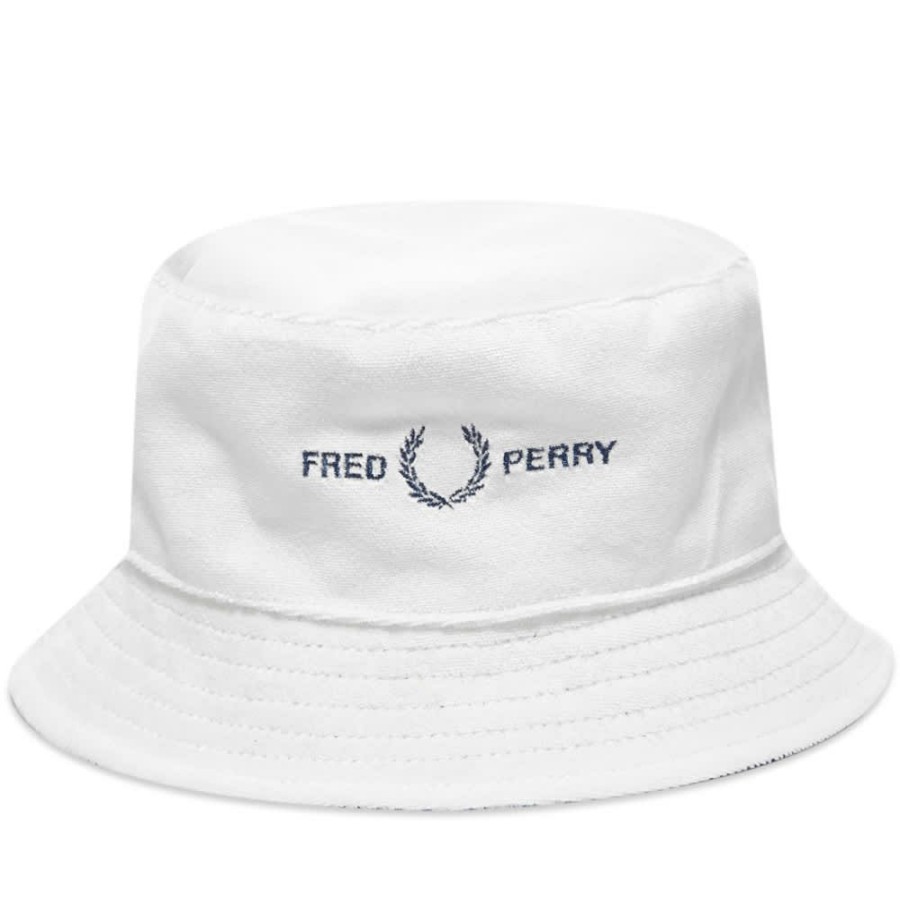 Bucket Hats * | Fred Perry Reversible Bucket Hat