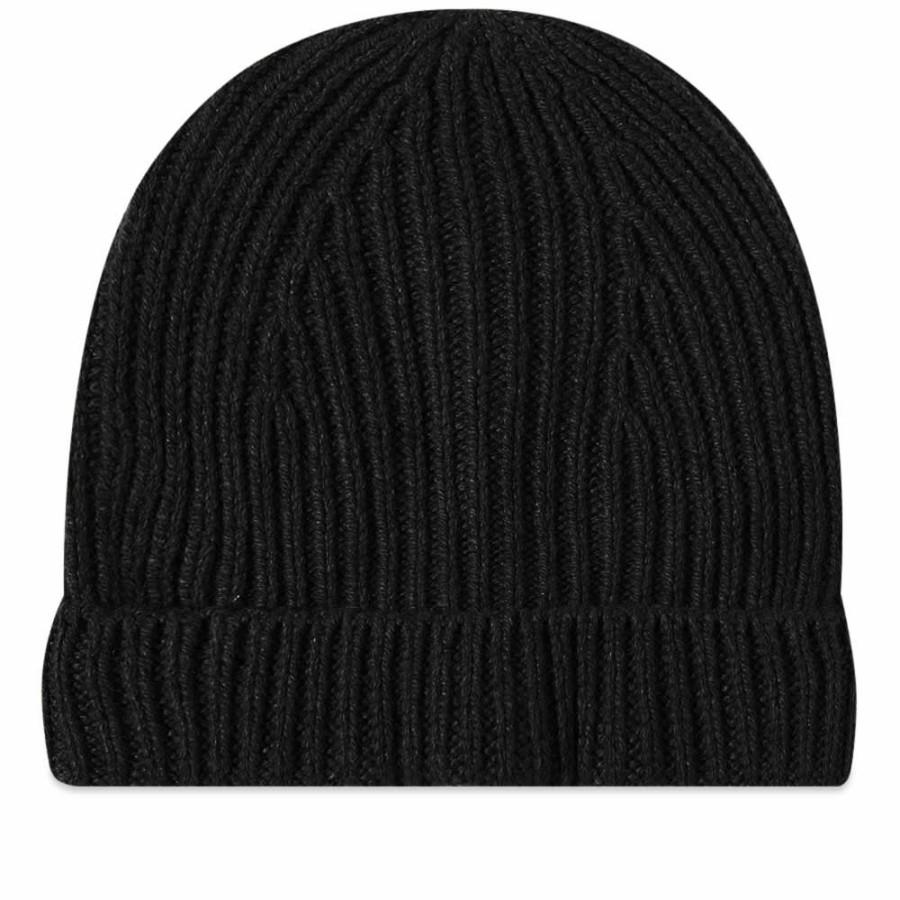 Beanies * | Rick Owens Ribbed Beanie