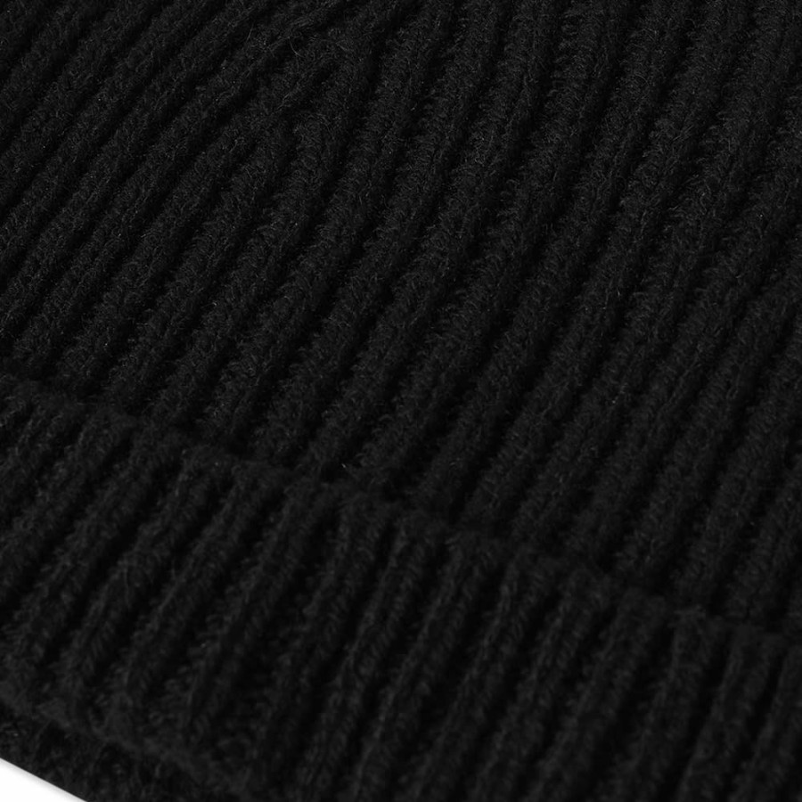 Beanies * | Rick Owens Ribbed Beanie