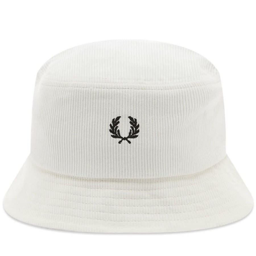 Bucket Hats * | Fred Perry Authentic Fred Perry Corduroy Bucket Hat