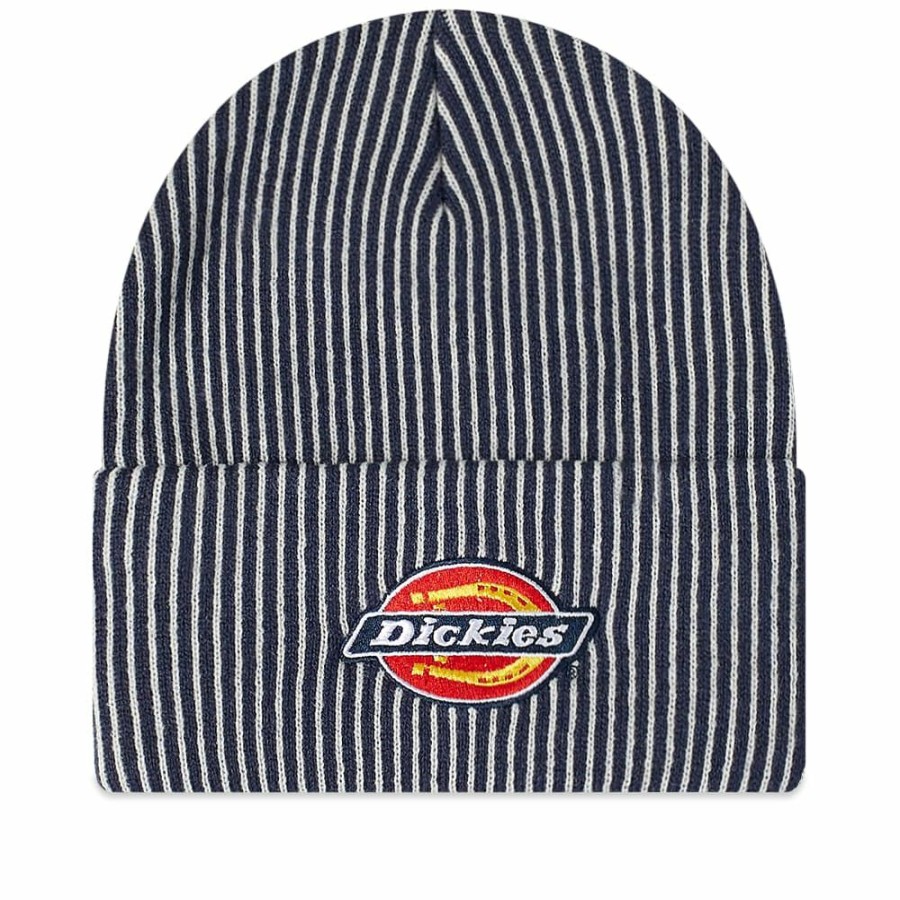 Beanies * | Dickies X New York Sunshine Flip Up Stripe Beanie