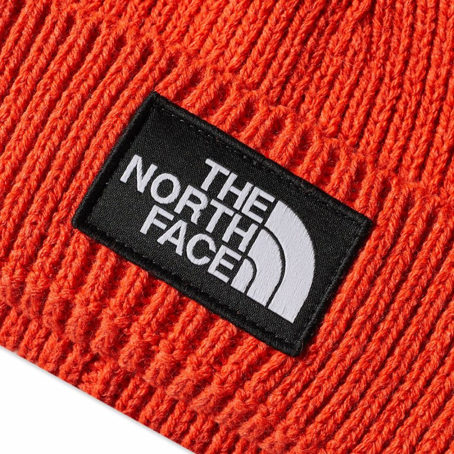 Beanies * | The North Face Logo Cuffed Beanie