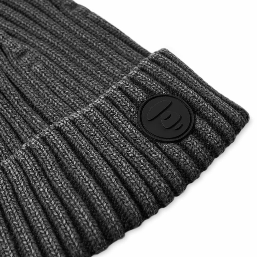 Beanies * | Aape By A Bathing Ape Aape Ribbed Logo Beanie