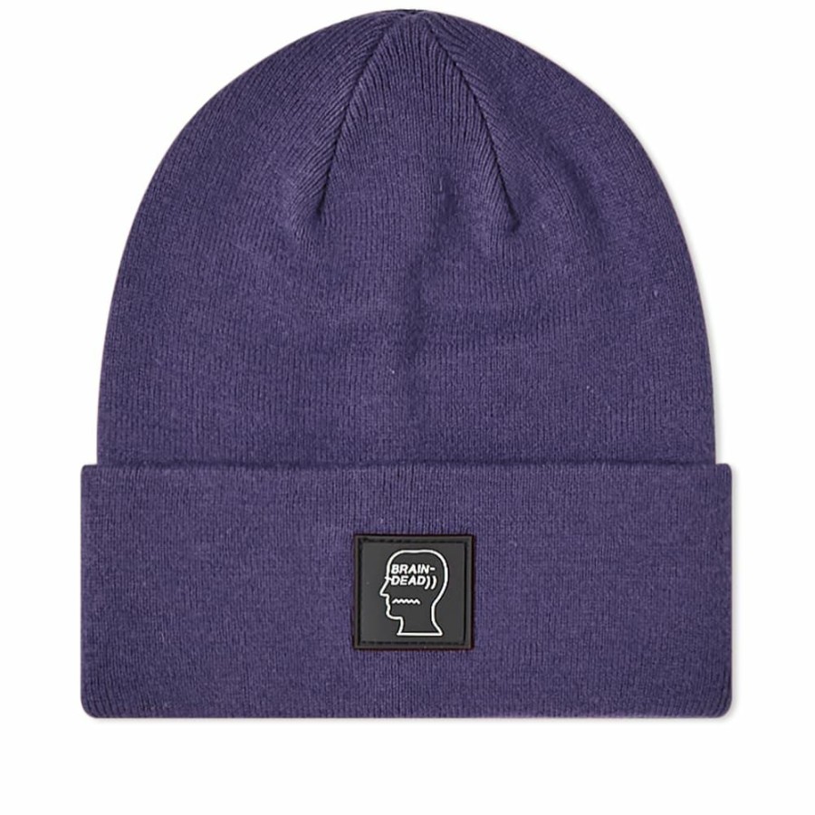 Beanies * | Brain Dead Logohead Beanie