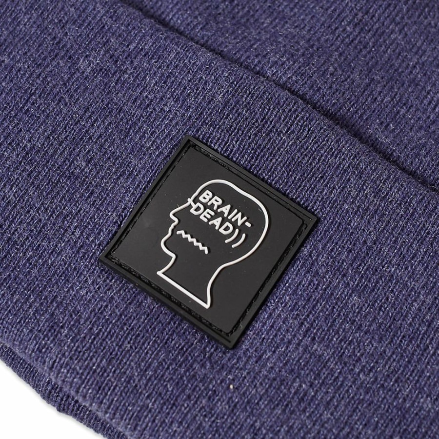 Beanies * | Brain Dead Logohead Beanie