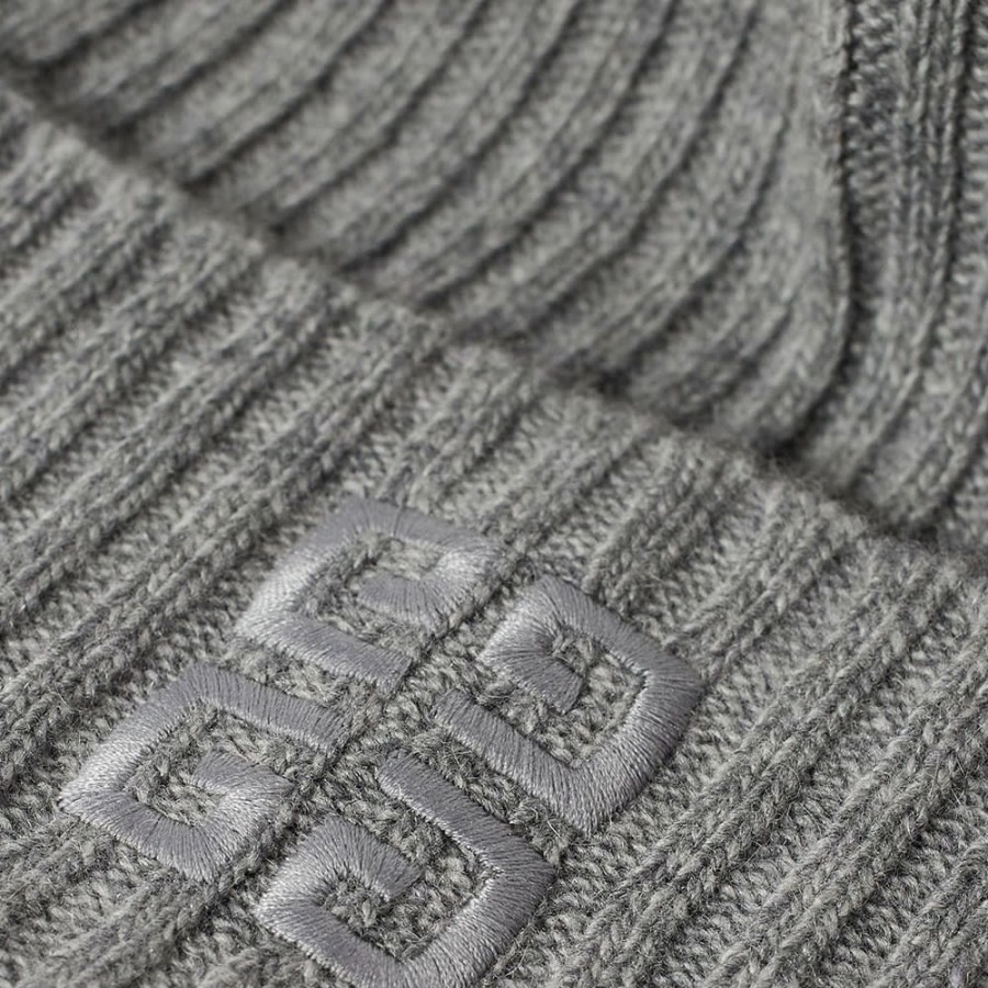 Beanies * | Givenchy Ribbed Logo Beanie