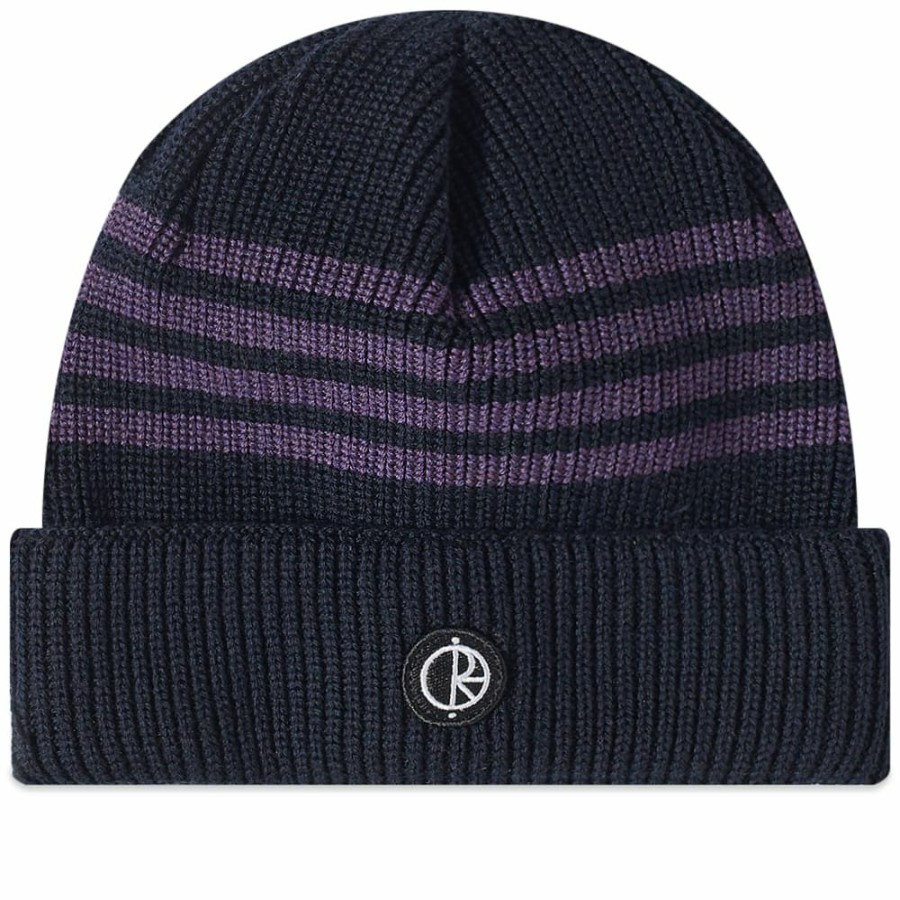 Beanies * | Polar Skate Co. Stripe Merino Beanie