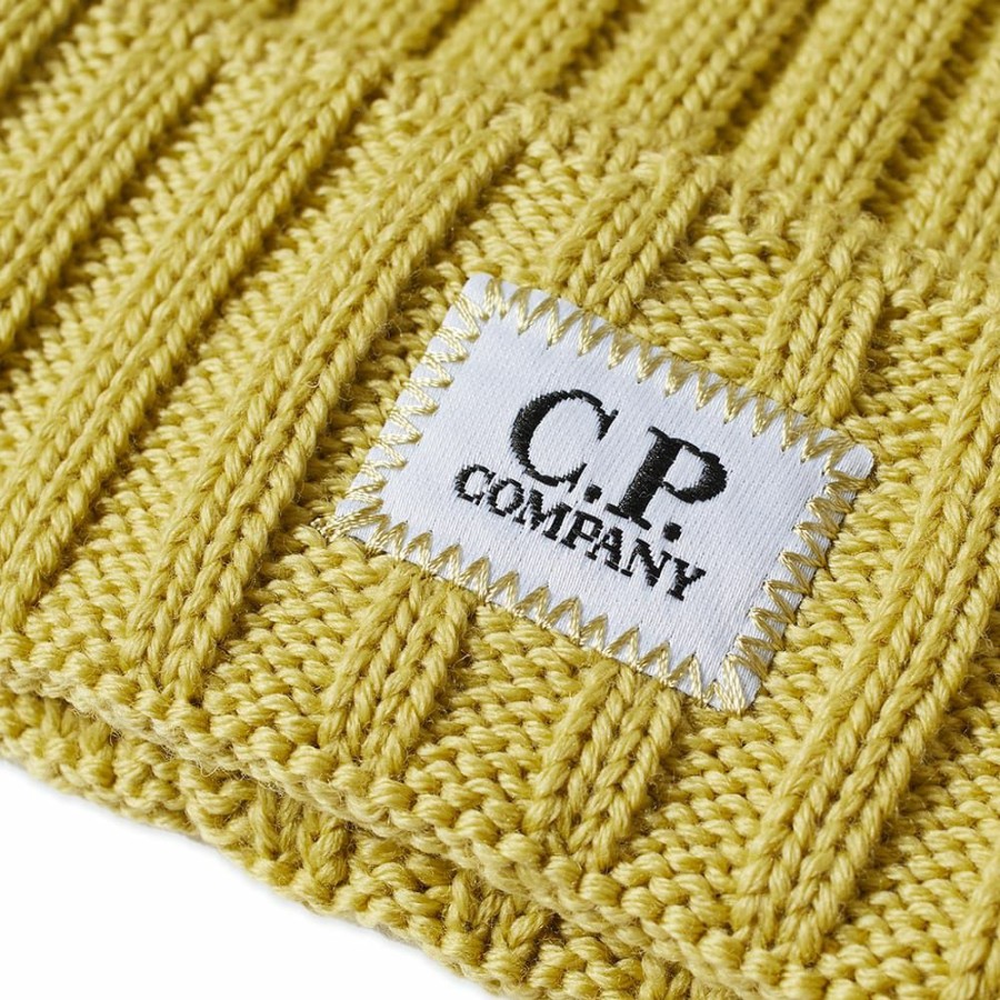 Beanies * | C.P. Company Cp Company Patch Logo Beanie