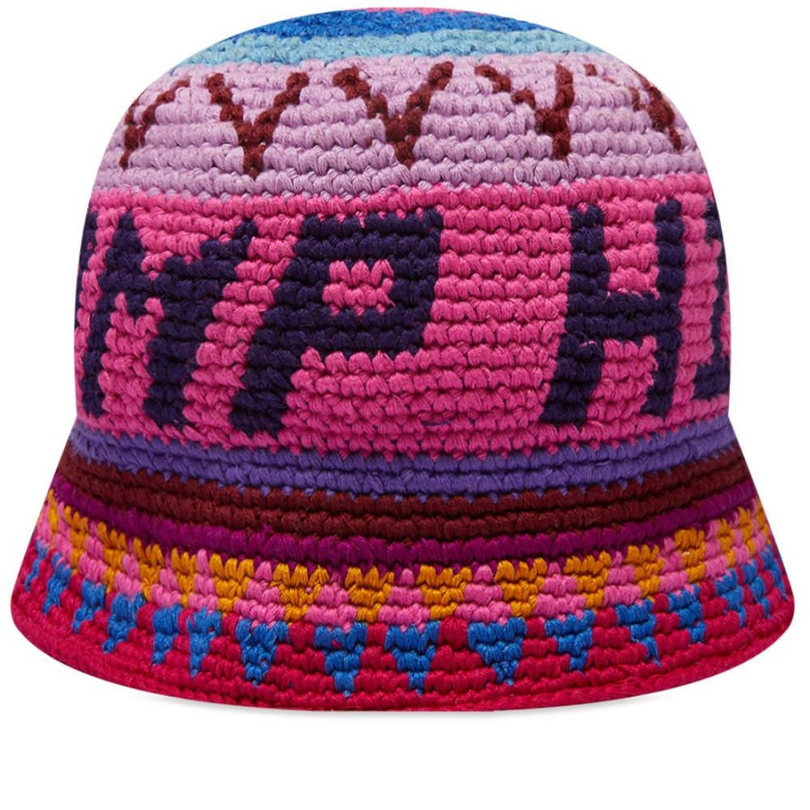 Bucket Hats * | Camp High Counselor Crochet Bucket Hat