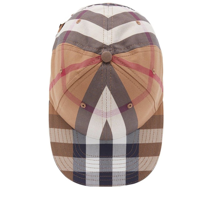 Caps * | Burberry Check Baseball Cap