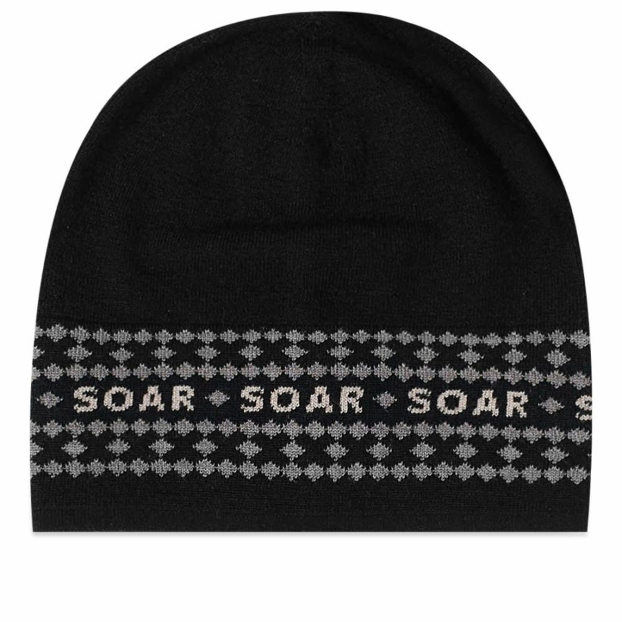 Beanies * | Soar Jacquard Pattern Merino Beanie