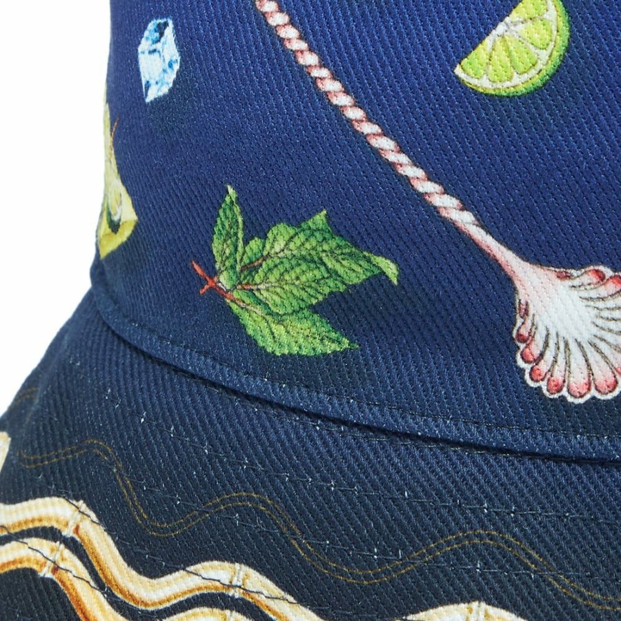 Bucket Hats * | Casablanca Denim Bucket Hat