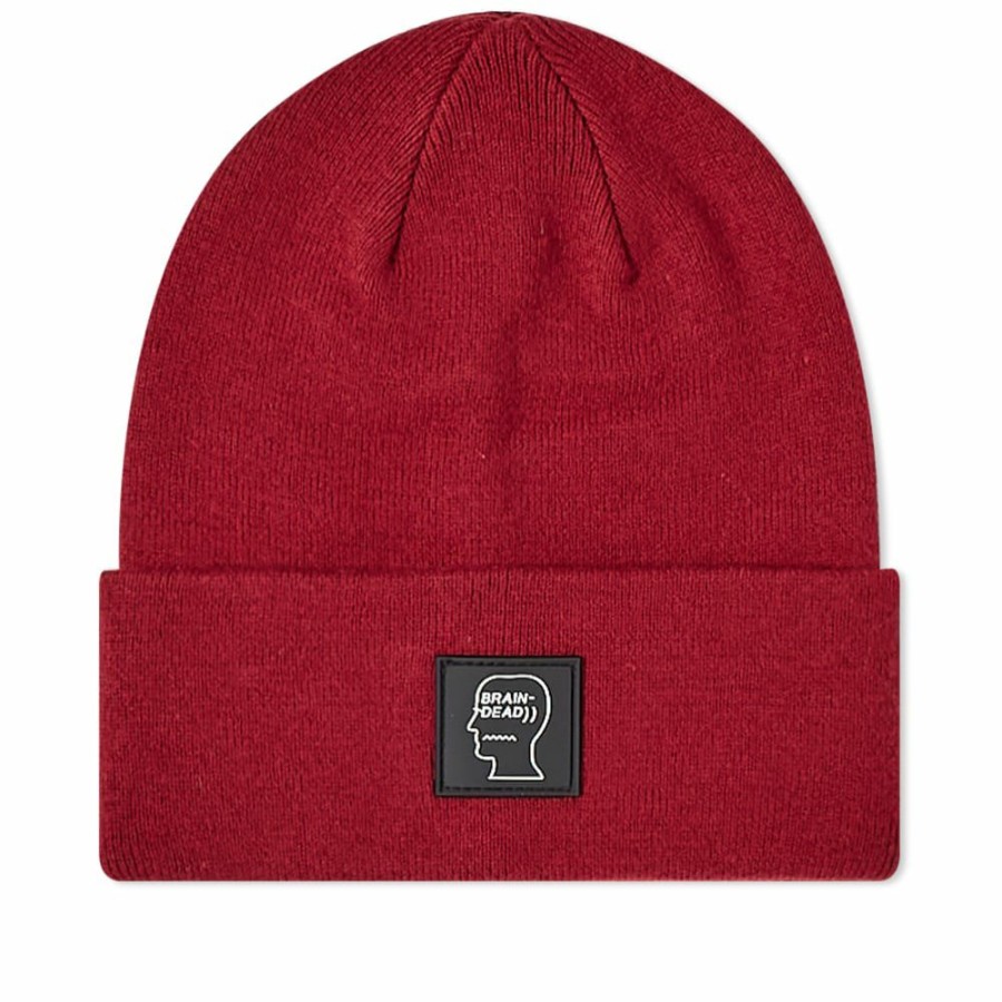 Beanies * | Brain Dead Logohead Beanie