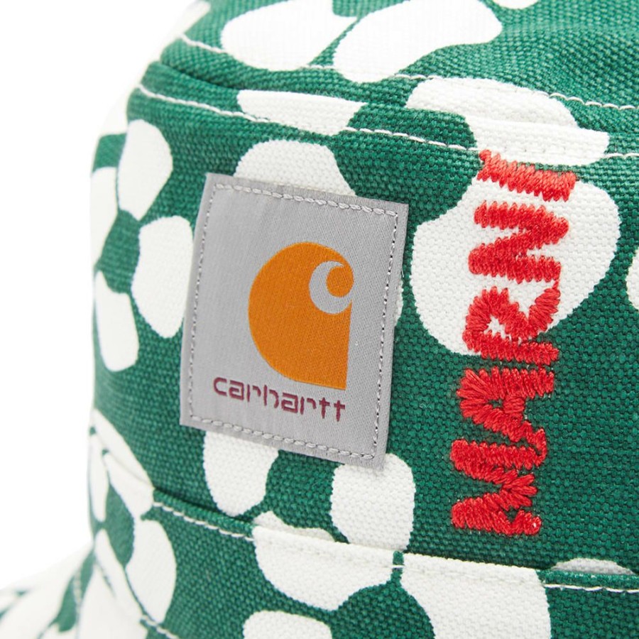 Bucket Hats * | Marni X Carhartt Wip Floral Bucket Hat