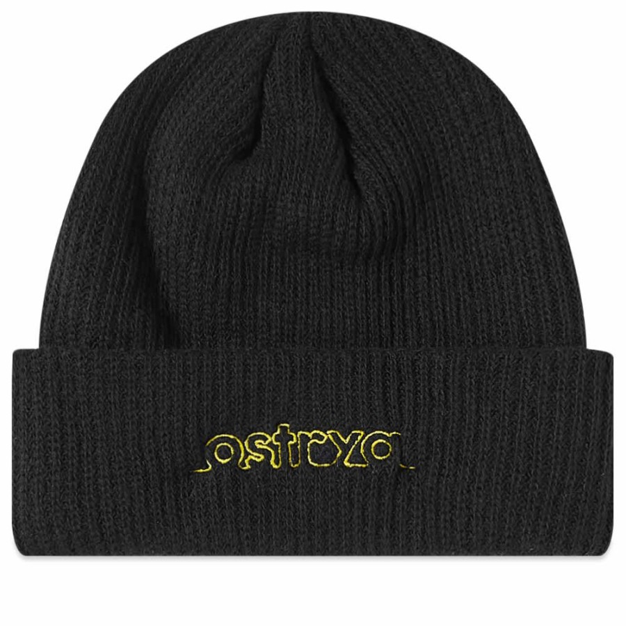 Beanies * | Ostrya Script Recycled Cashmere Beanie