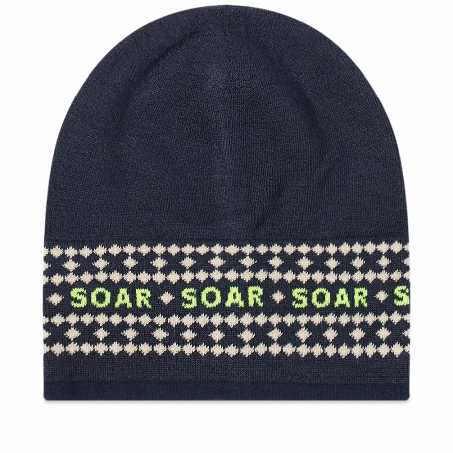 Beanies * | Soar Jacquard Pattern Merino Beanie