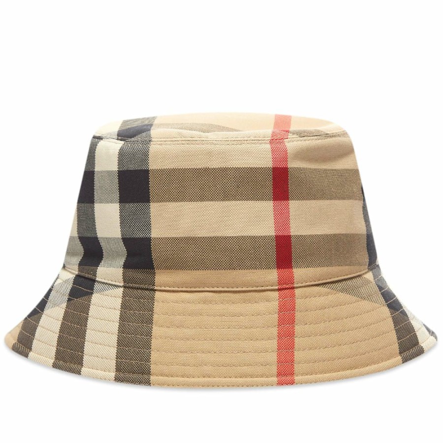 Bucket Hats * | Burberry Giant Check Bucket Hat