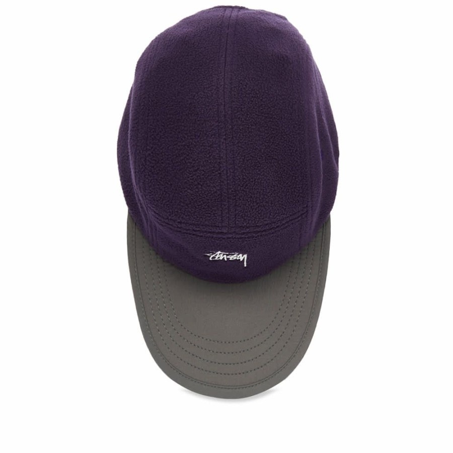 Hats * | Stussy Fleece Mix Camp Cap