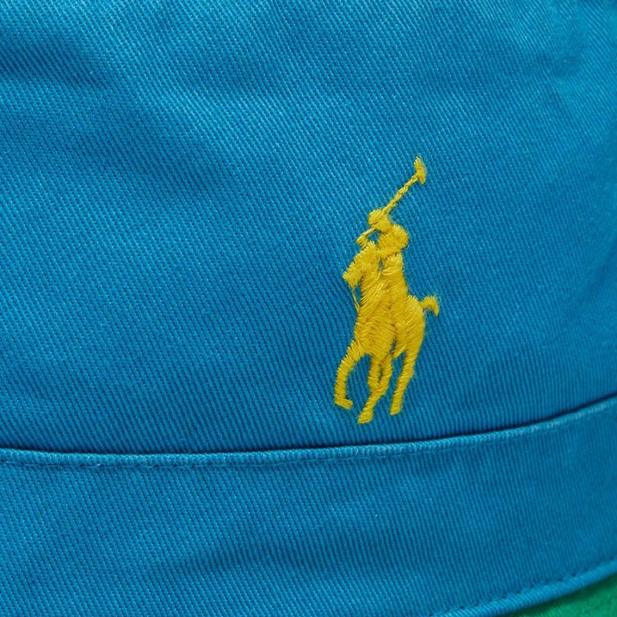 Bucket Hats * | Polo Ralph Lauren Panelled Bucket Hat