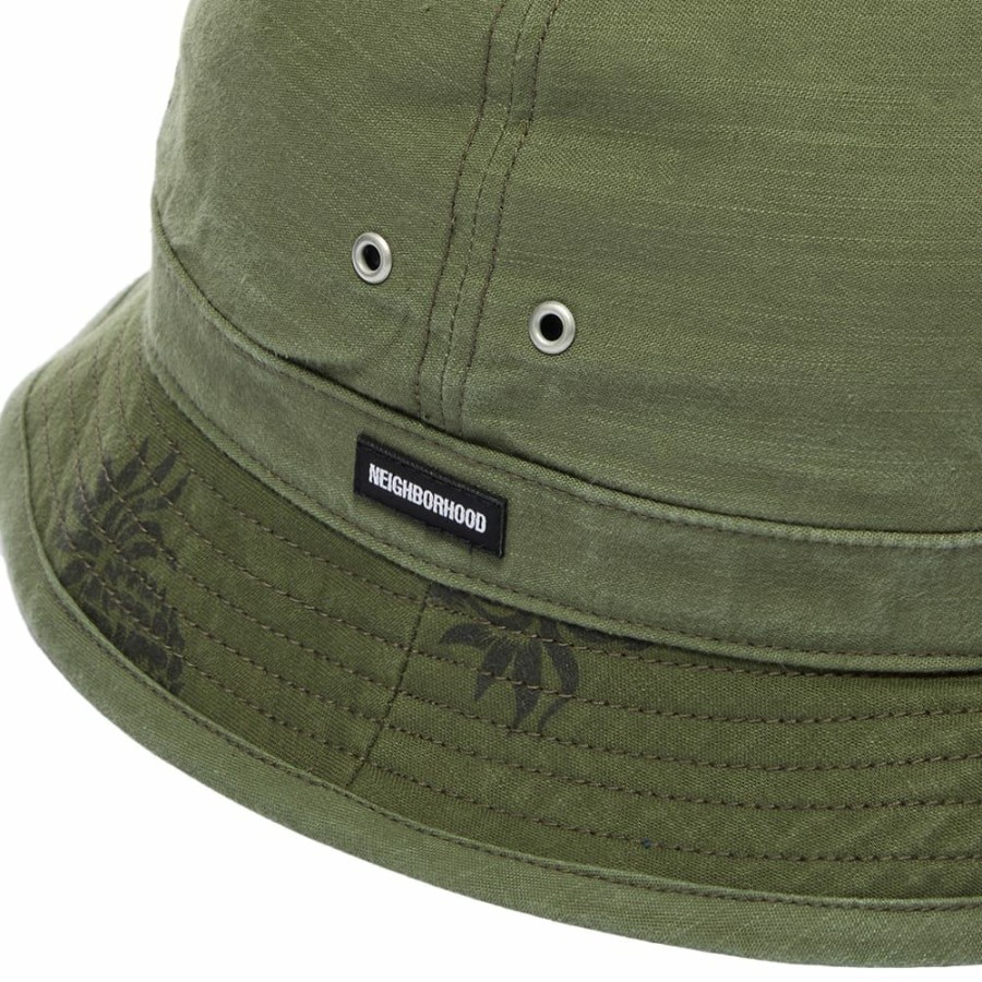 Bucket Hats * | Neighborhood Mixed Panel Bucket Hat