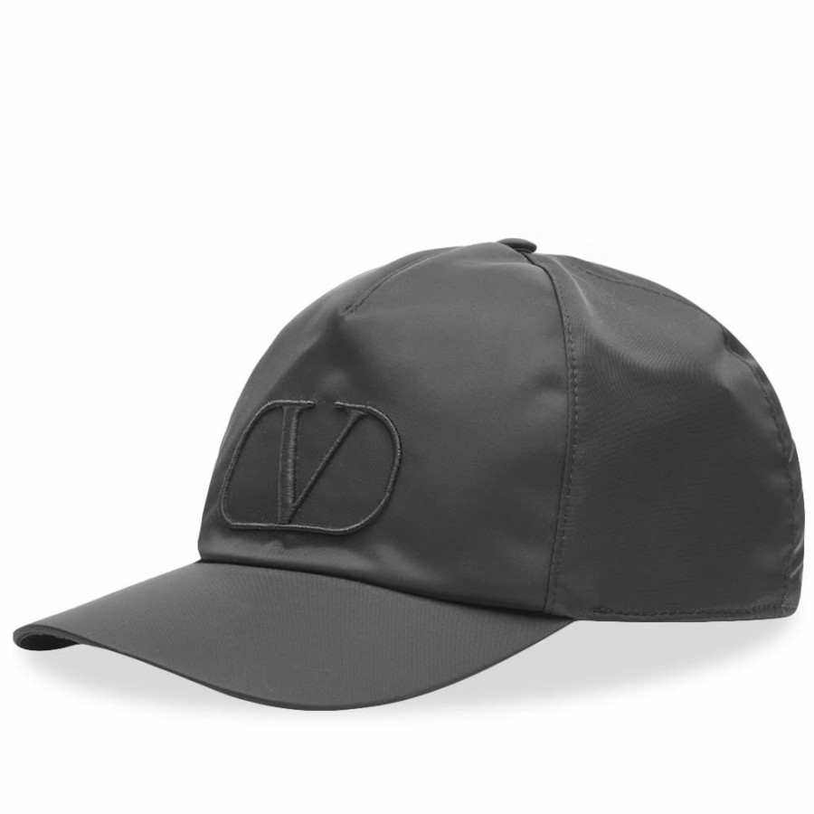 Caps * | Valentino Nylon Logo Baseball Cap