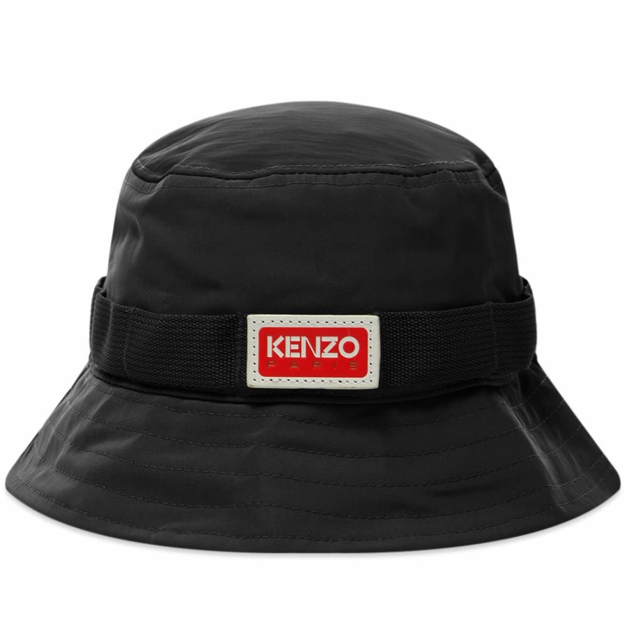 Bucket Hats * | Kenzo Patch Logo Bucket Hat