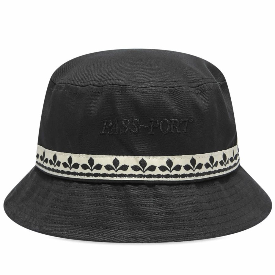 Bucket Hats * | Pass~Port Ornate Ribbon Bucket Hat