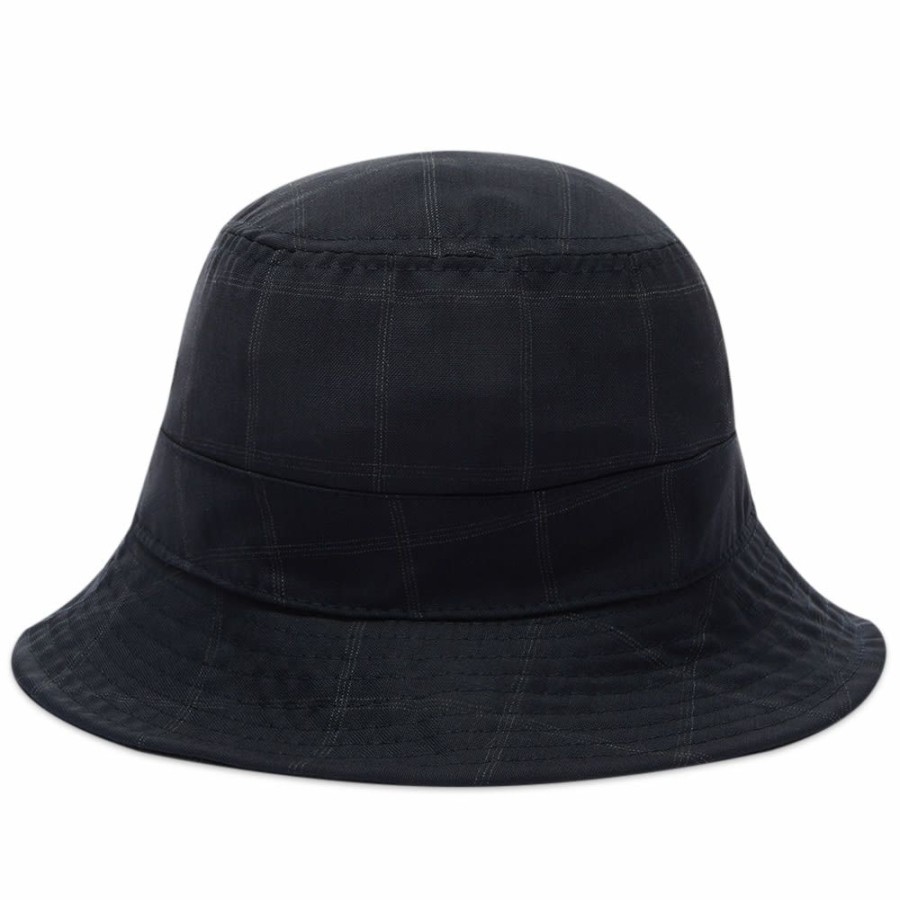 Bucket Hats * | Universal Works Wool Check Bucket Hat