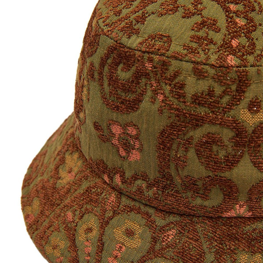 Bucket Hats * | Bricks & Wood Damask Bucket Hat