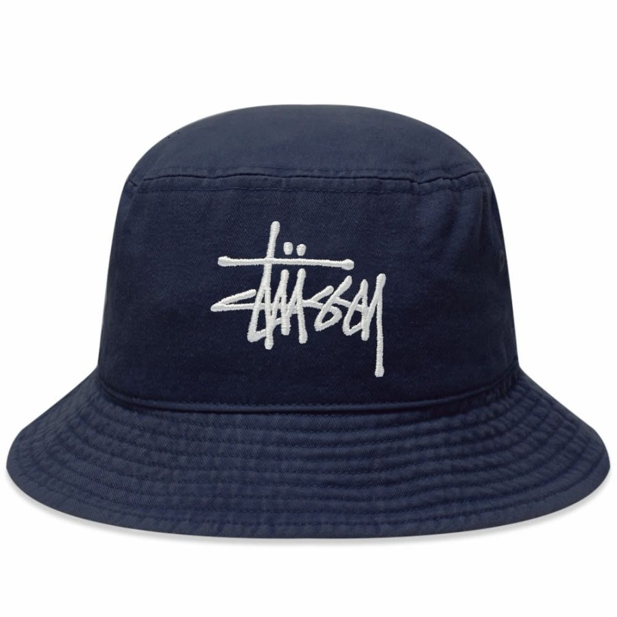 Bucket Hats * | Stussy Brushed Big Basic Bucket Hat