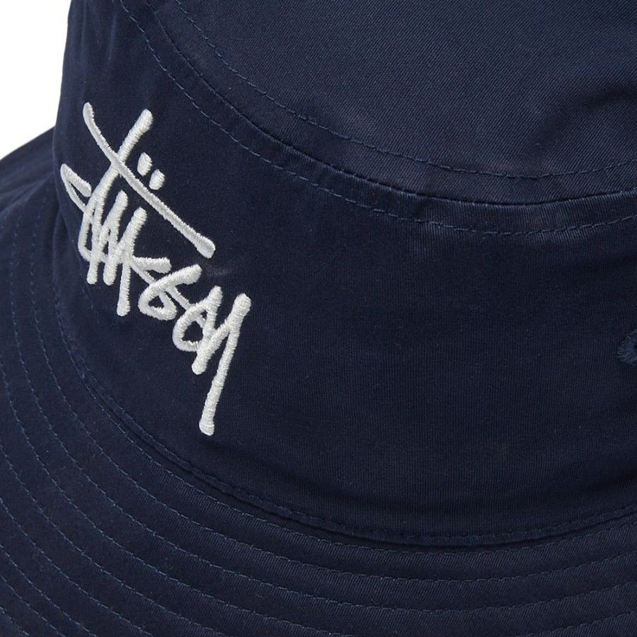 Bucket Hats * | Stussy Brushed Big Basic Bucket Hat