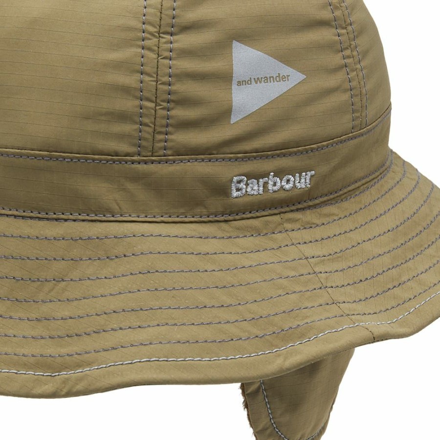 Bucket Hats * | Barbour X And Wander Bucket Hat