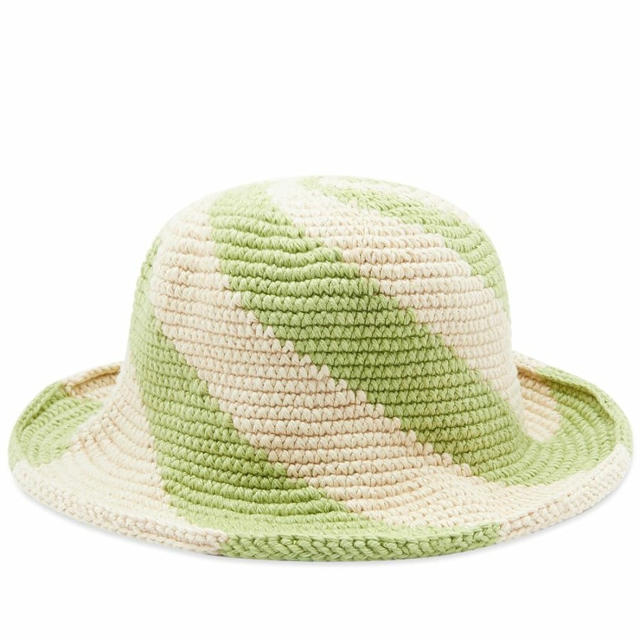 Bucket Hats * | Checks Downtown Spiral Crochet Bucket Hat