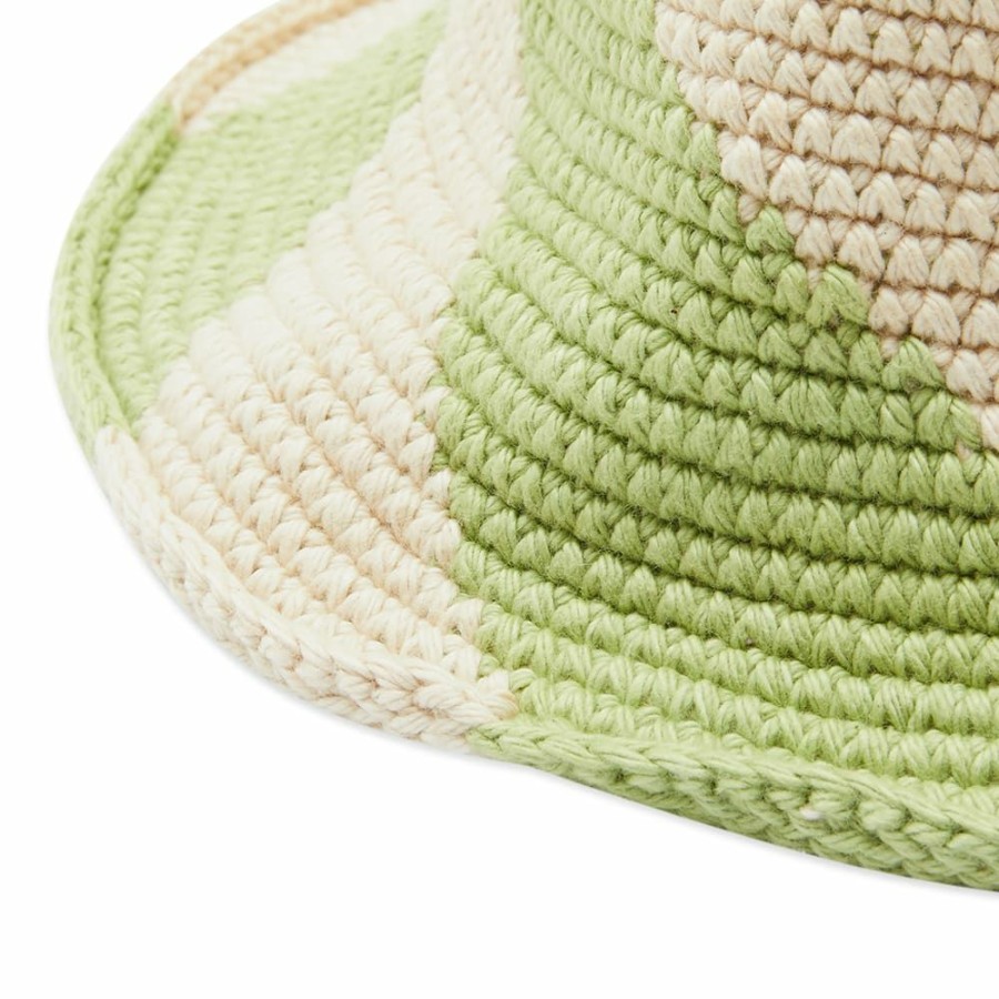 Bucket Hats * | Checks Downtown Spiral Crochet Bucket Hat