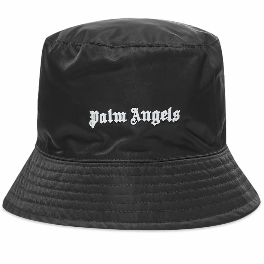 Bucket Hats * | Palm Angels Logo Bucket Hat