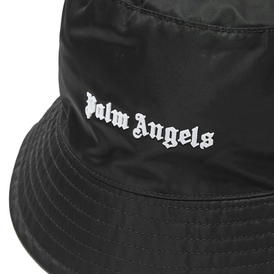 Bucket Hats * | Palm Angels Logo Bucket Hat