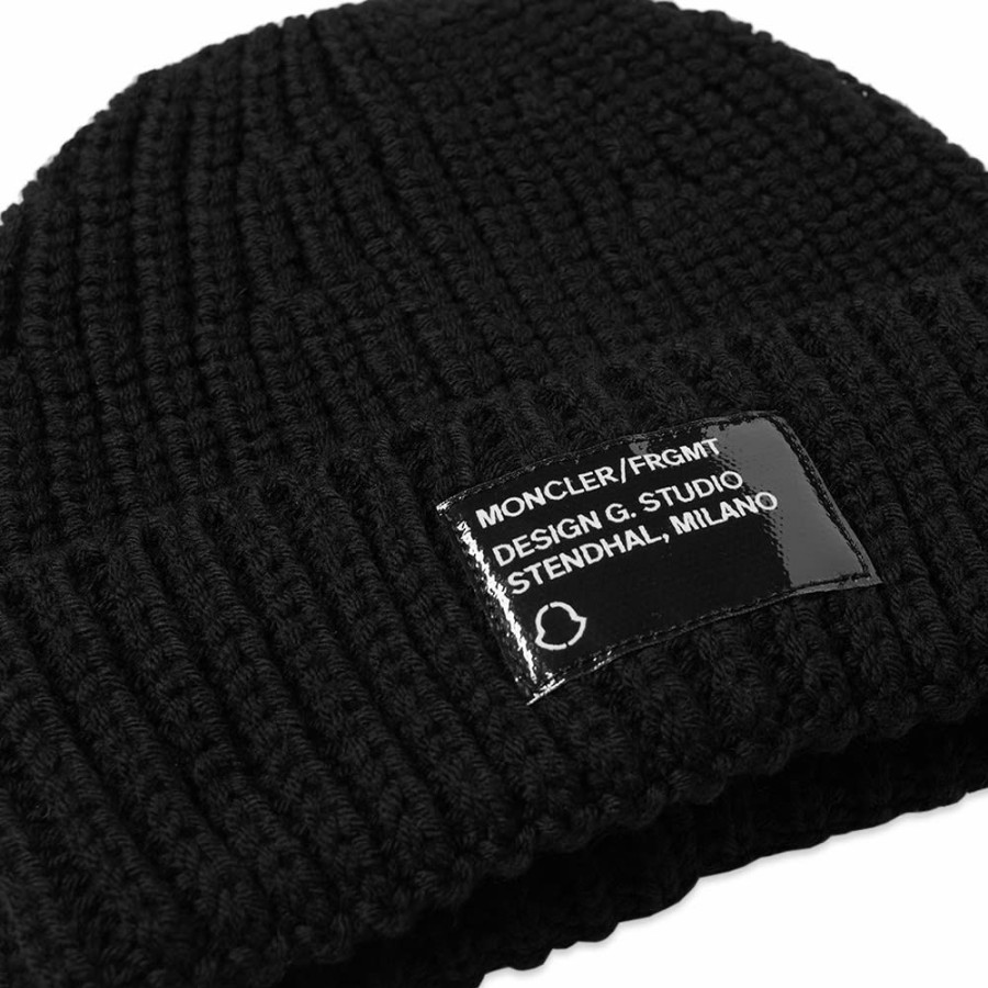 Beanies * | Moncler Genius 7 Moncler Frgmt Hiroshi Fujiwara Logo Patch