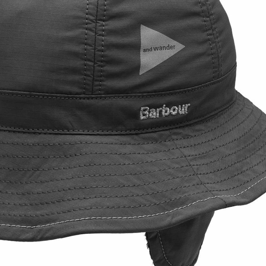 Bucket Hats * | Barbour X And Wander Bucket Hat