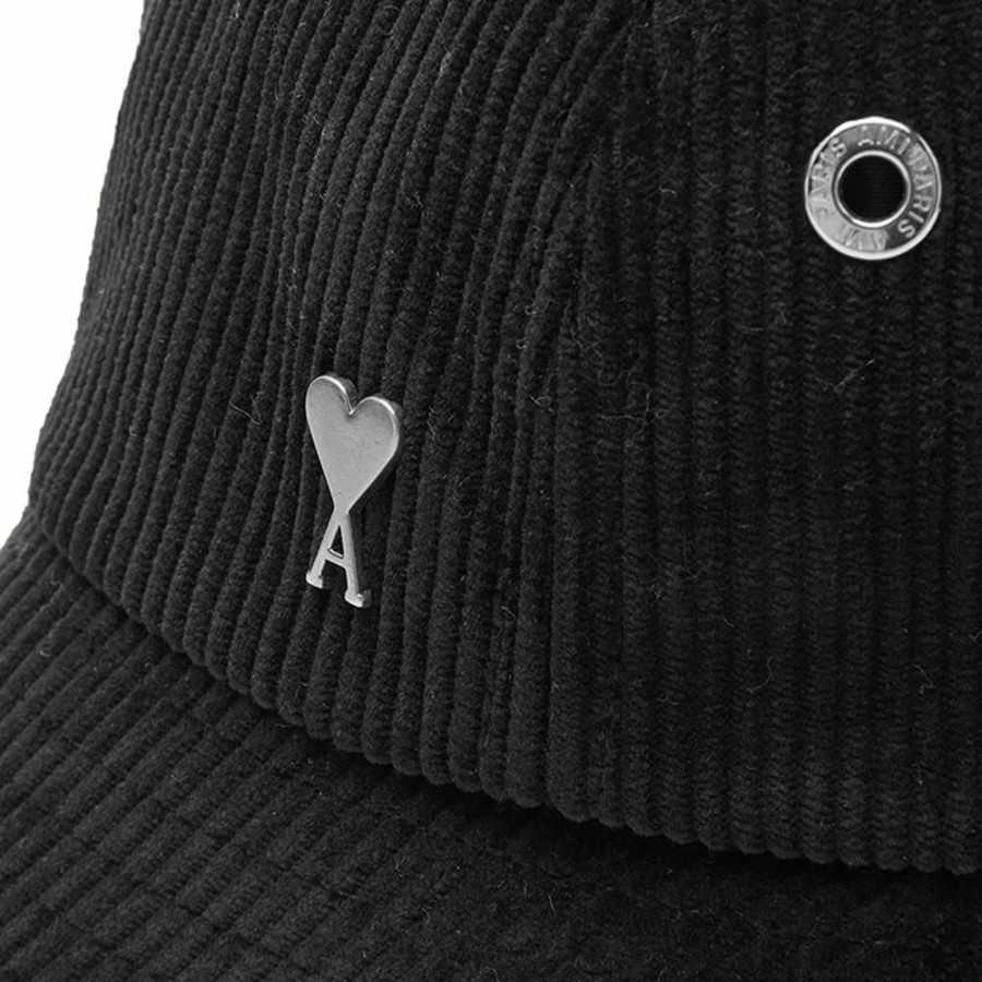 Bucket Hats * | Ami Small A Heart Corduroy Bucket Hat