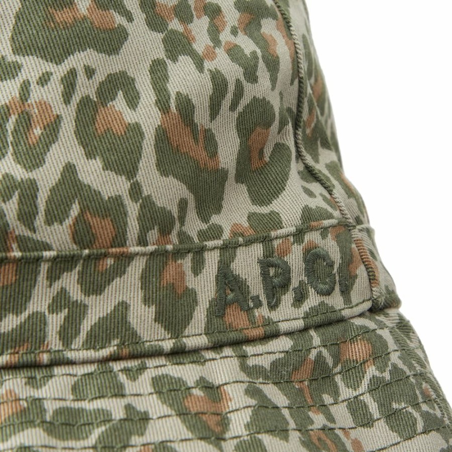 Bucket Hats * | A.P.C. Mark Animal Print Bucket Hat