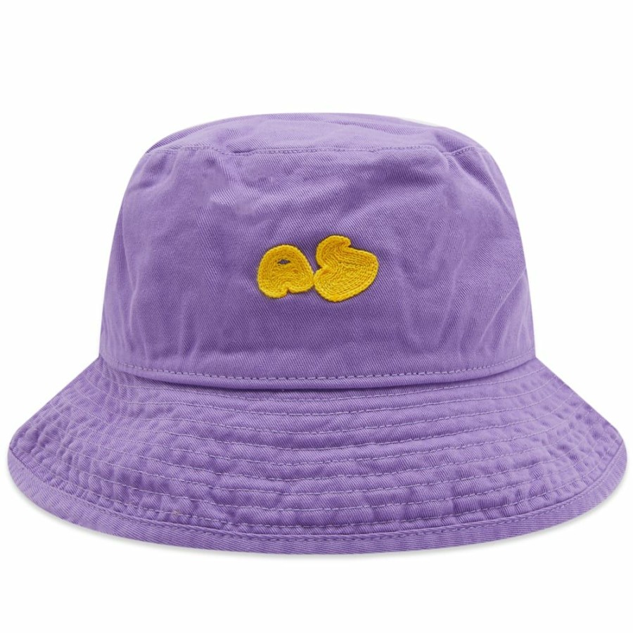 Bucket Hats * | Acne Studios Brimmo Bubble Logo Bucket Hat