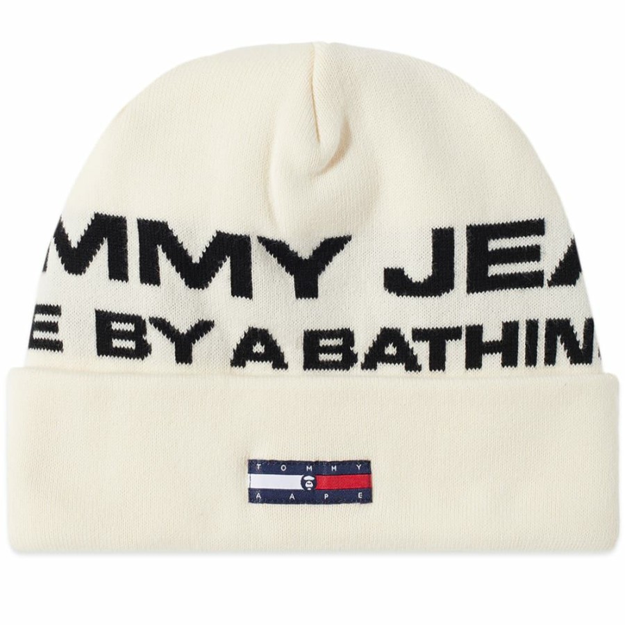 Beanies * | Aape By A Bathing Ape Aape X Tommy Beanie Hat